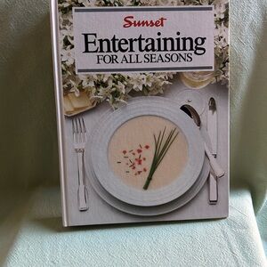 Vintage Entertaining for All Seasons cookbook coffee table Book 1984